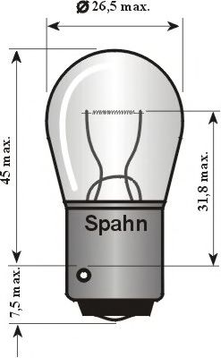 SPAHN GLUHLAMPEN 2011 -  Лампа накаливания, фонарь указателя поворота| Лампа накаливания, фонарь указателя поворота